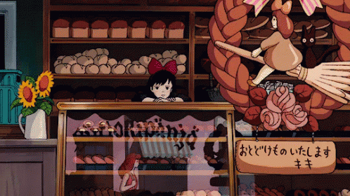 A cute gif of kiki's delivery service.